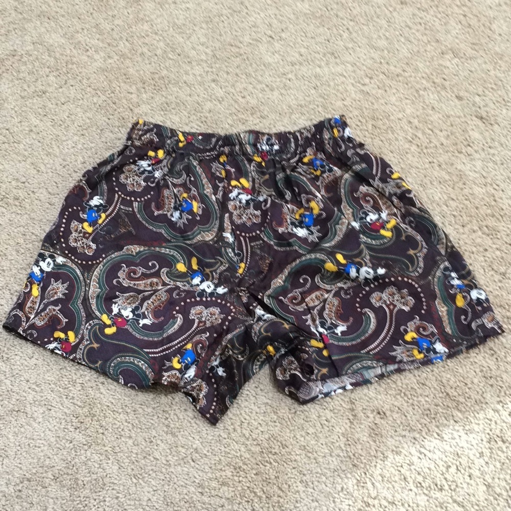 New! The Disney store Mickey pajama silk shorts.